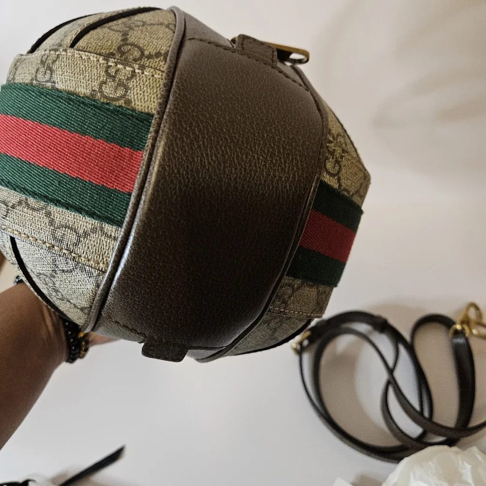 Gucci Ophidia GG Mini Basketball Shoulder Bag - Picture 9 of 12